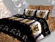 КПБ 1,5 спальное ТМ "Василиса" расцветка "Бенгальский тигр" КПБ 1,5 спальное ТМ "Василиса" расцветка "Бенгальский тигр"